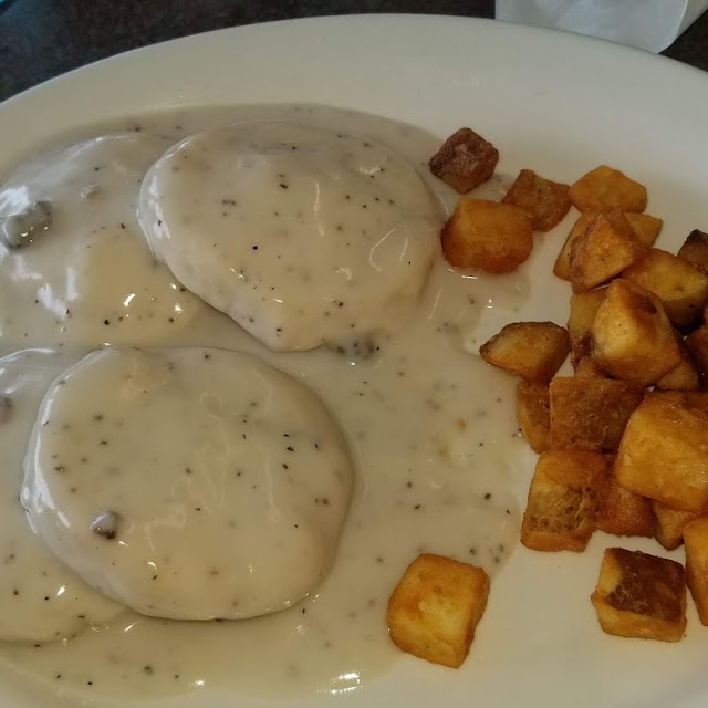Biscuits N' Gravy with Homefries