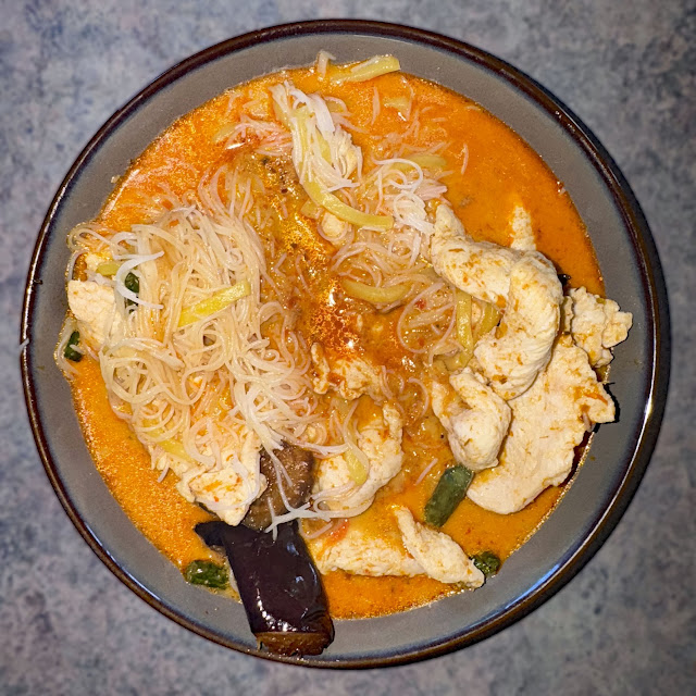 Curry Chicken Laksa with Vegetables