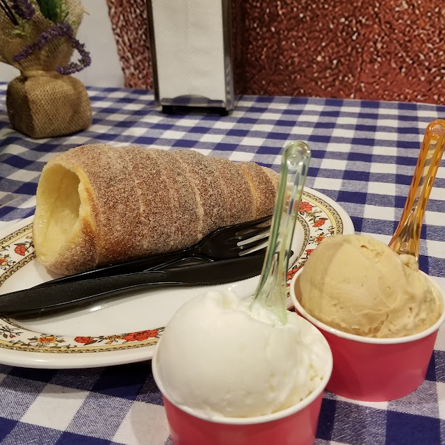 Chimney Cake and Gelato