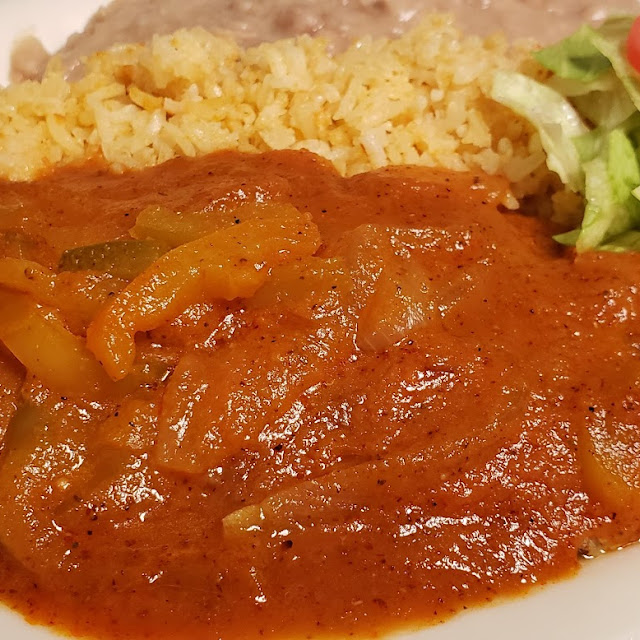 Chile Relleno with Salsa Ranchera