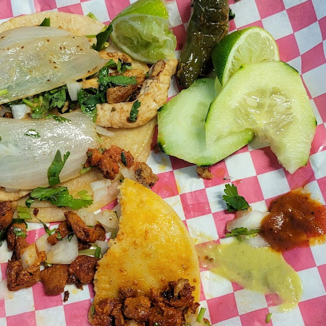 Tacos a La Carte Chicken and Pastor