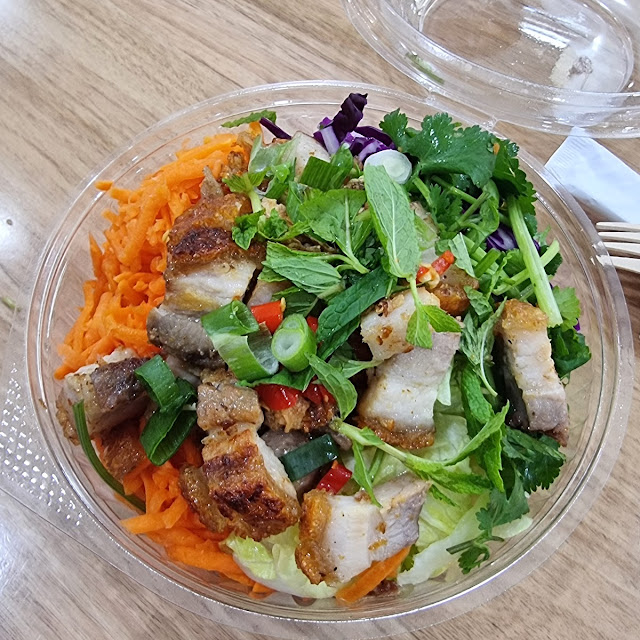 Roast Pork Salad Bowl