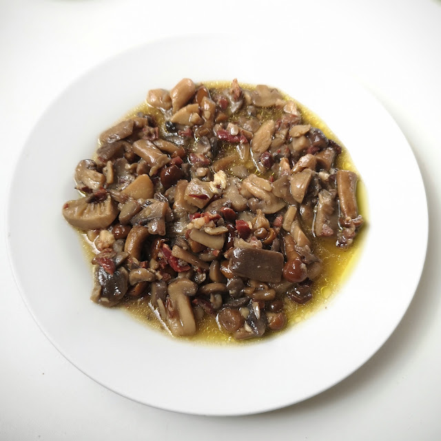 Setas Con Jamón