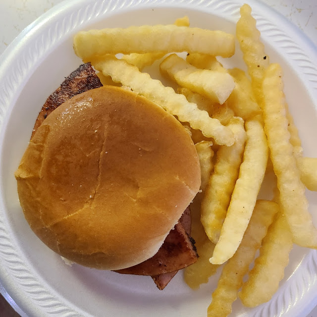 Fried Bologna Sandwich w French Fries