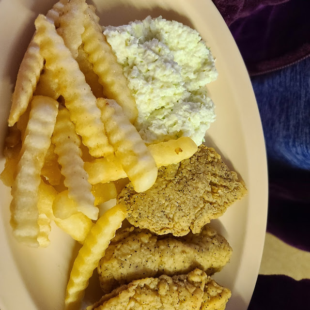 Chicken Tenders Slaw Fries