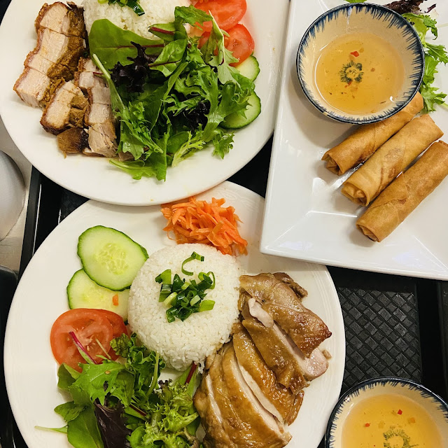 Quarter Crispy Chicken Broken Rice
