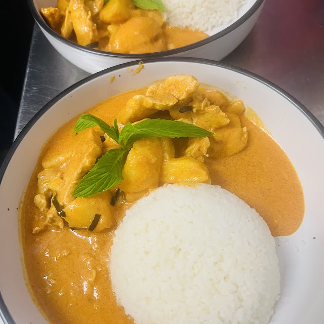 Mild Chicken Curry Rice