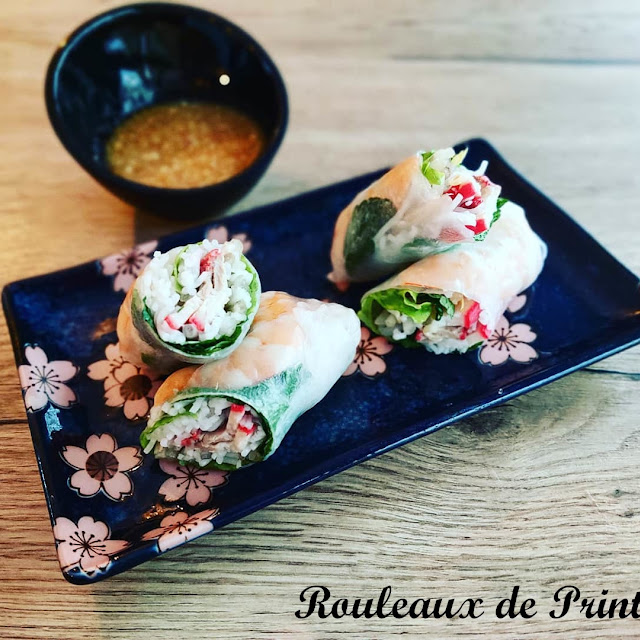 Rouleaux de Printemps Aux Crevettes