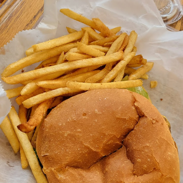 Deluxe Cheeseburger and Fries