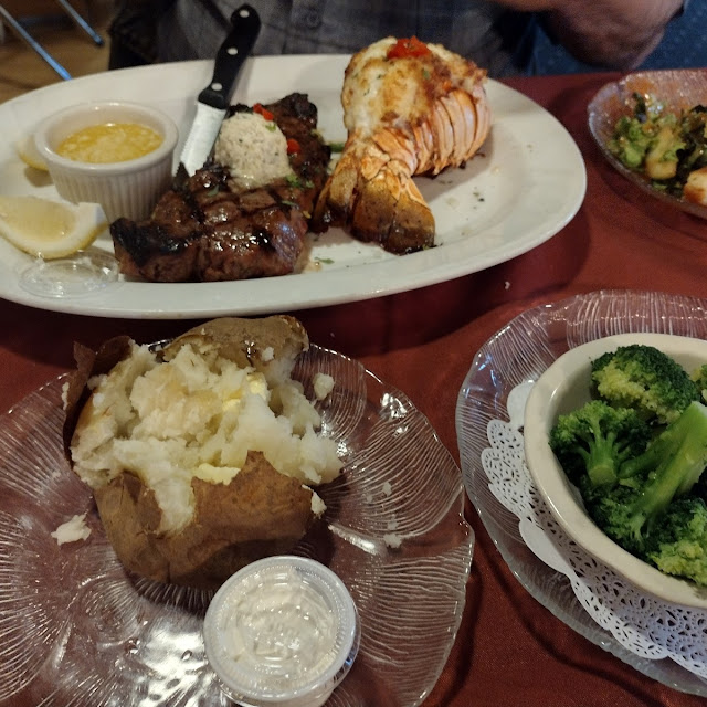 Seafood Steak and Pork Chop