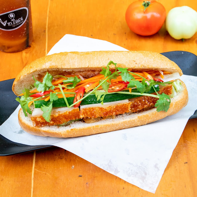 Tofu and Mushroom Banh MI