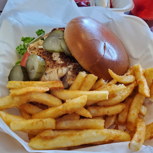 Cajun Cod Sandwich