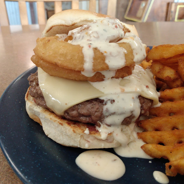 Mushroom and Swiss Burger