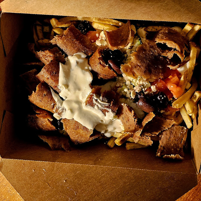 Greek Fries with Gyro Meat