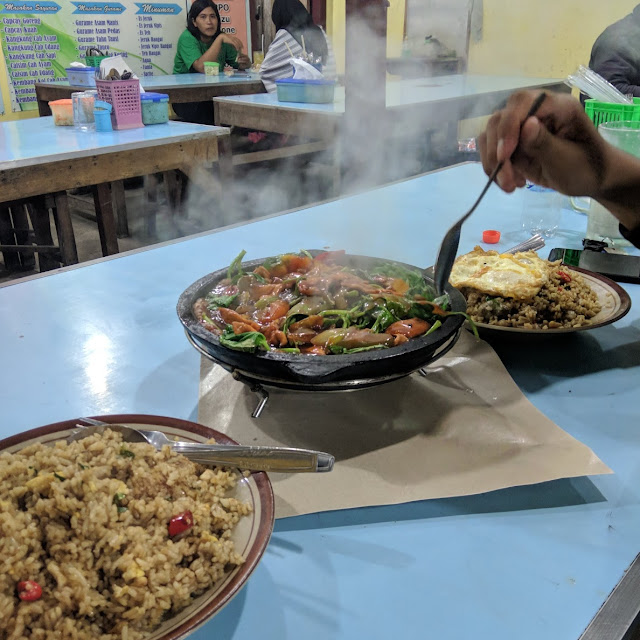 Hot Plate Kangkung