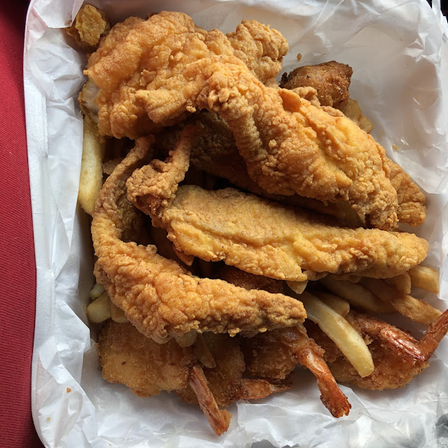 Large Fish and Shrimp