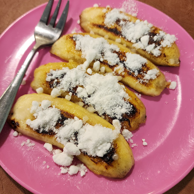 Pisang Bakar Gula Halus
