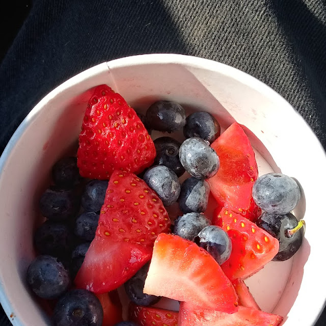 Strawberries and Blueberries