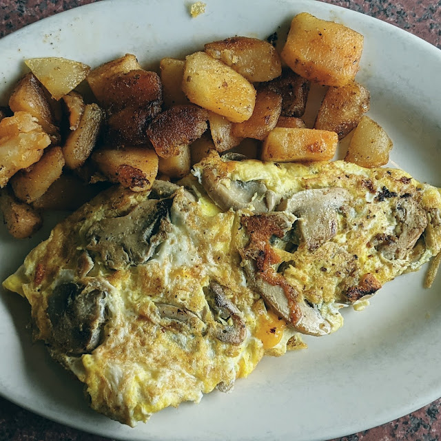 Mushroom and Cheese Omelette