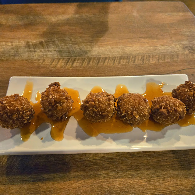 Fried Cheese with Crushed Pretzel Coating