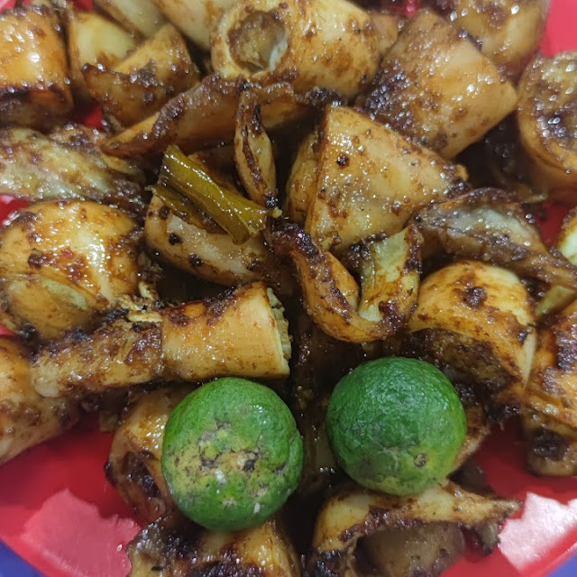 Cumi Telor Bakar