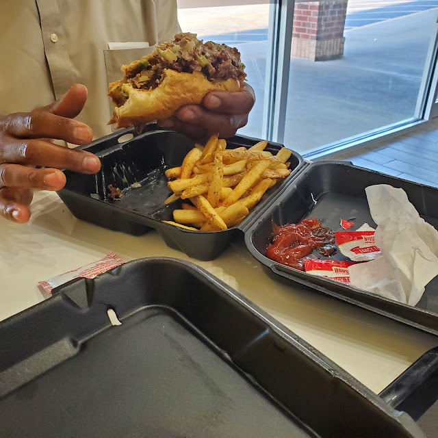 Philly Cheesesteak and French Fries