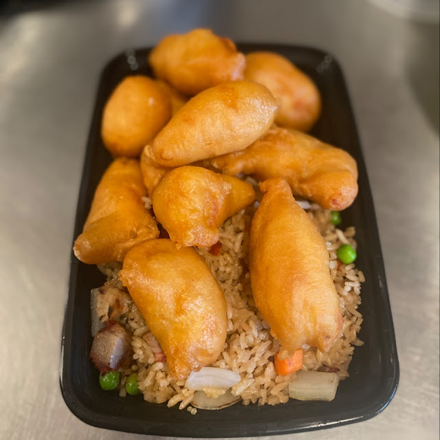 Sweet and Sour Chicken Combination Platter