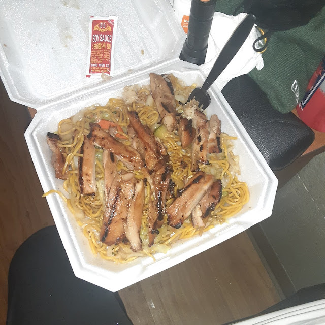 Chicken Teriyaki Fried Rice and Yakisoba