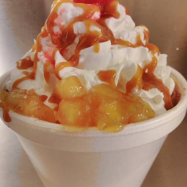 Spiced Caramel Apple Sundae