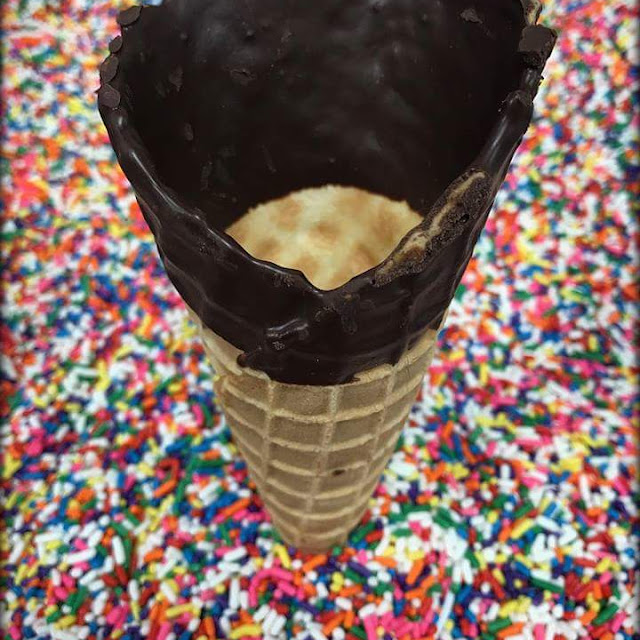 Chocolate Dipped Waffle Cone