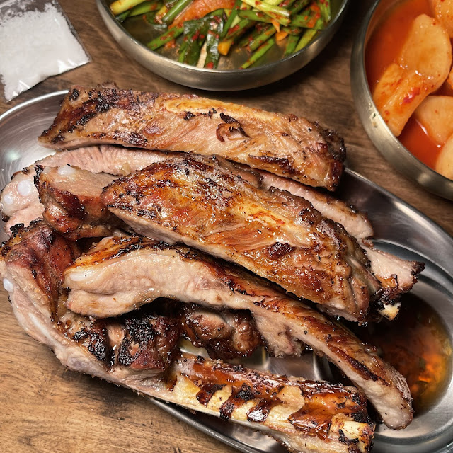 등갈비 장작구이 back ribs