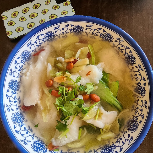 Fish with Pickled Vegetables Noodle Soup