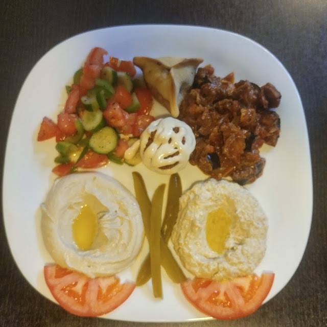 Hummus and Baba Ghanouj