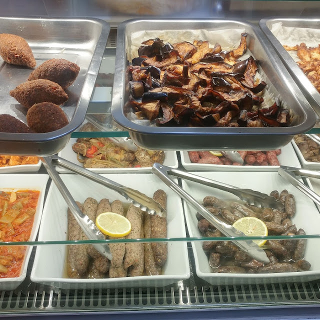 Falafel and Aubergine