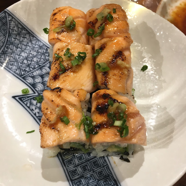 Grilled Salmon and Avo