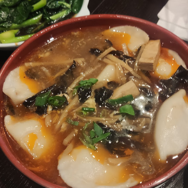 Hot and Sour Soup with Dumplings
