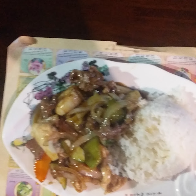 Sizzling Combination with Boiled Rice