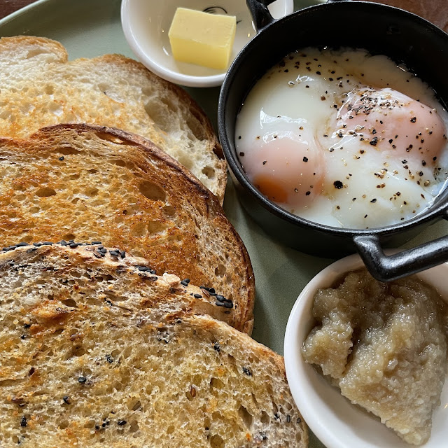 Toasted Sourdough Bread with Kaya and Butter