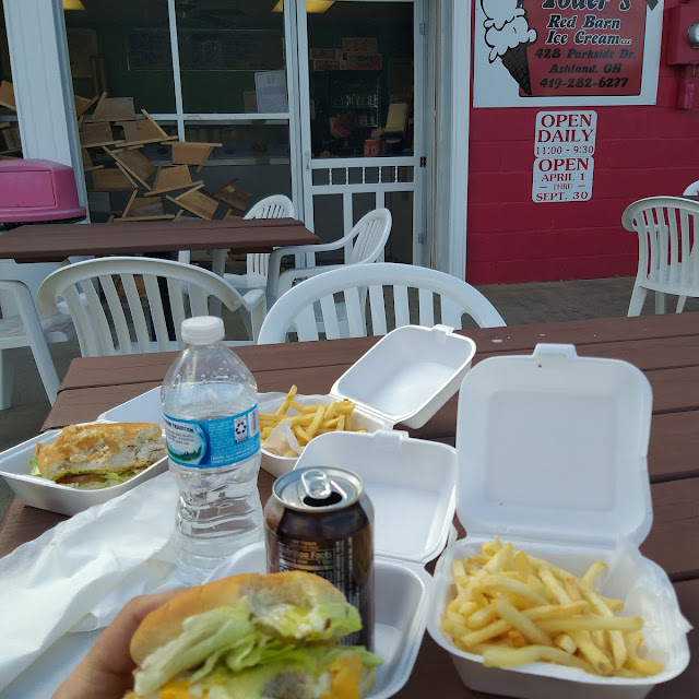 Grilled Chicken Sandwiches and Fries