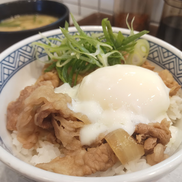 Gyudon with Cheese Beef Bowl