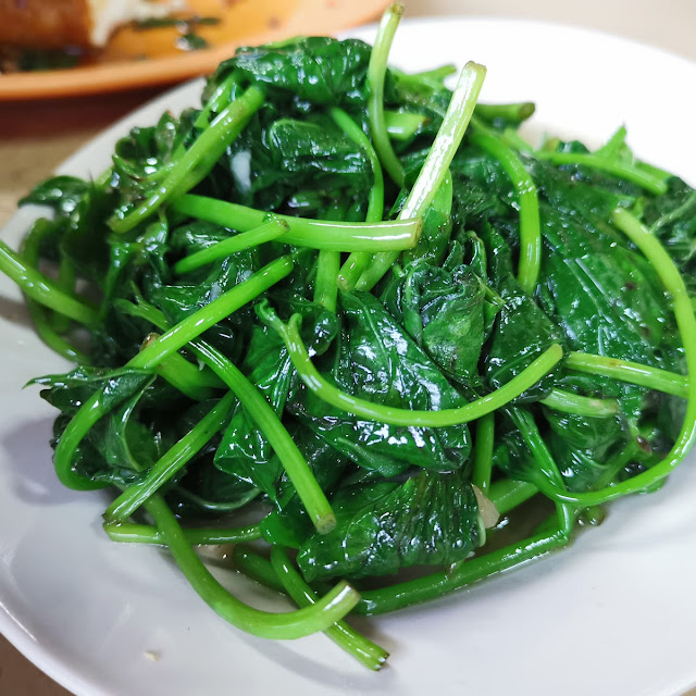 Stir-Fried Sweet Potato Leaves