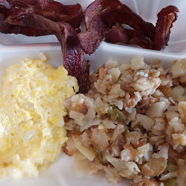 Beef Bacon Eggs N Potatoes