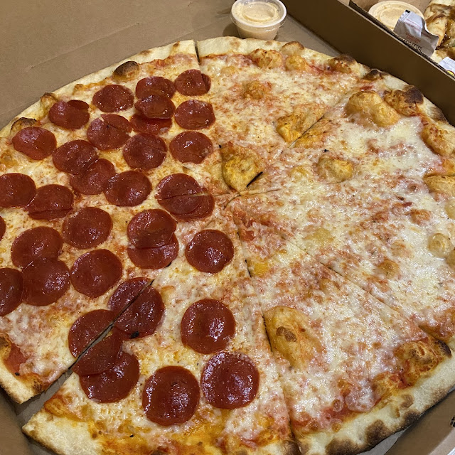 Half Cheese Half Pepperoni