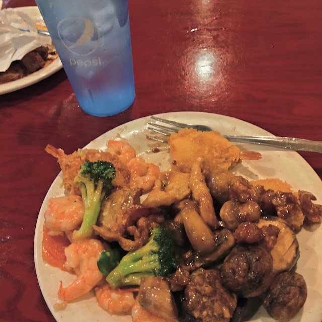Broccoli and Shrimp and Mushrooms