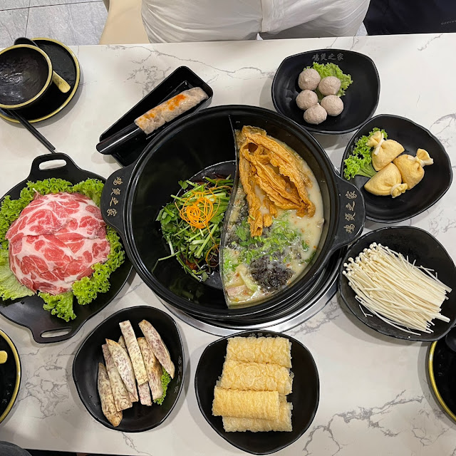 grouper fish steamboat 石斑鱼炉大