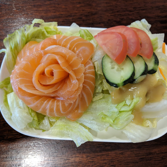 Salmon Sashimi Salad